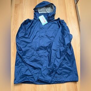 Marmot Precip Rain Jacket Navy sz Large NEW